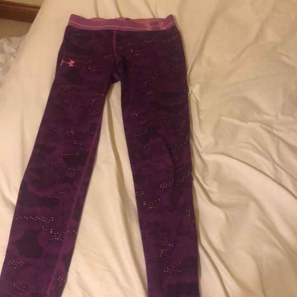 Purple under armour leggings